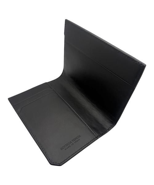 BOTTEGA VENETA（ボッテガベネタ）BOTTEGA VENETA (ボッテガベネタ) パスポートケース ブラックの古着・服飾アイテム