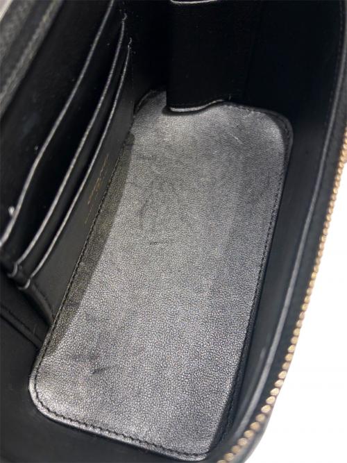 CHANEL（シャネル）CHANEL (シャネル) バニティバッグ ブラック×ゴールド金具の古着・服飾アイテム