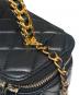 中古・古着 CHANEL (シャネル) バニティバッグ ブラック×ゴールド金具：400000円