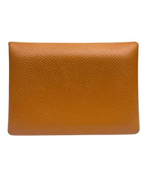 HERMES（エルメス）HERMES (エルメス) カルヴィデュオ/カードケース ゴールドの古着・服飾アイテム