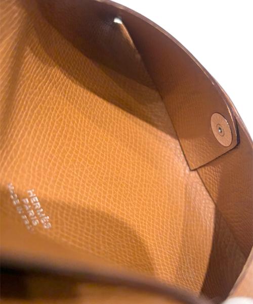 HERMES（エルメス）HERMES (エルメス) カルヴィデュオ/カードケース ゴールドの古着・服飾アイテム