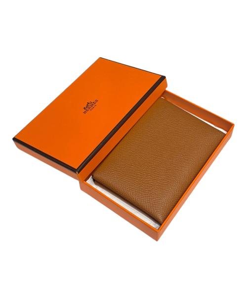 HERMES（エルメス）HERMES (エルメス) カルヴィデュオ/カードケース ゴールドの古着・服飾アイテム