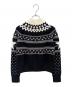 Christian Dior (クリスチャン ディオール) ノルディック柄ハイネックニット ネイビー サイズ:36：70000円