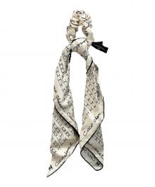 CHANEL（シャネル）の古着「スカーフシュシュ」｜ブラック×ホワイト