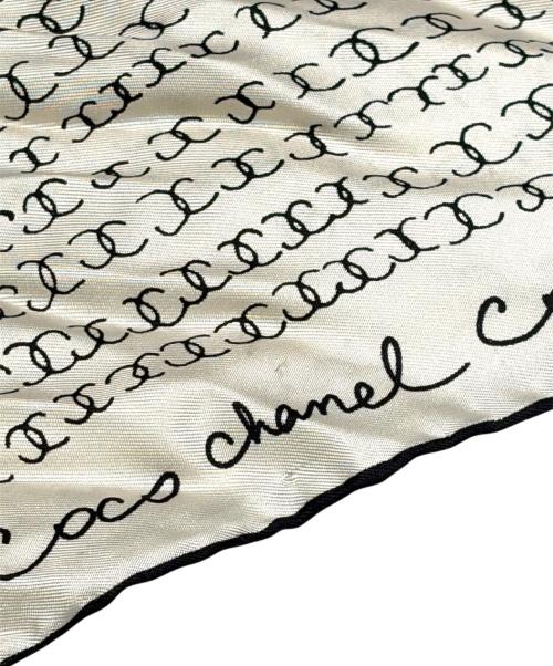 CHANEL（シャネル）CHANEL (シャネル) スカーフシュシュ ブラック×ホワイトの古着・服飾アイテム