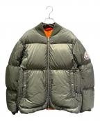 MONCLERモンクレール）の古着「DIYA/ダウンジャケット/I20911A00159」｜グリーン×オレンジ
