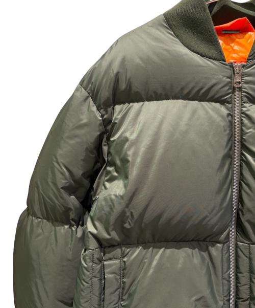MONCLER（モンクレール）MONCLER (モンクレール) DIYA/ダウンジャケット/I20911A00159 グリーン×オレンジ サイズ:1の古着・服飾アイテム