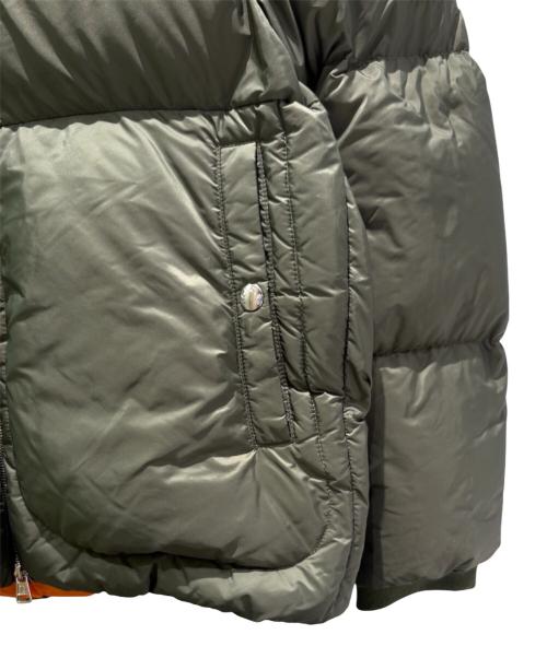MONCLER（モンクレール）MONCLER (モンクレール) DIYA/ダウンジャケット/I20911A00159 グリーン×オレンジ サイズ:1の古着・服飾アイテム