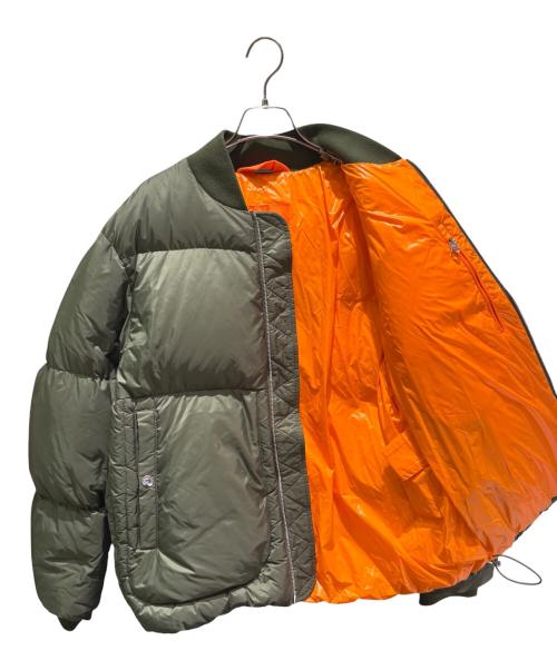 MONCLER（モンクレール）MONCLER (モンクレール) DIYA/ダウンジャケット/I20911A00159 グリーン×オレンジ サイズ:1の古着・服飾アイテム