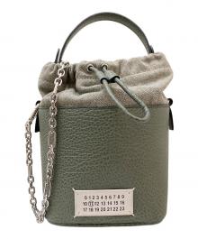 Maison Margiela（メゾンマルジェラ）の古着「5AC巾着バケットバッグ」｜グリーン