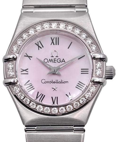 OMEGA（オメガ）OMEGA (オメガ) コンステレーション ミニ/Constellation Mini/Ref:1466.83 ピンクシェル文字盤 サイズ:22.5mmの古着・服飾アイテム