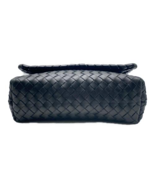 BOTTEGA VENETA（ボッテガベネタ）BOTTEGA VENETA (ボッテガベネタ) イントレチャートオリンピアーバッグ ブラックの古着・服飾アイテム