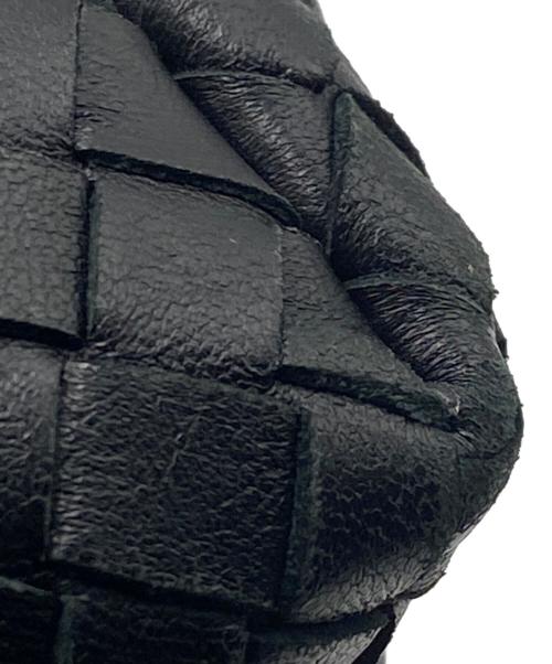 BOTTEGA VENETA（ボッテガベネタ）BOTTEGA VENETA (ボッテガベネタ) イントレチャートオリンピアーバッグ ブラックの古着・服飾アイテム