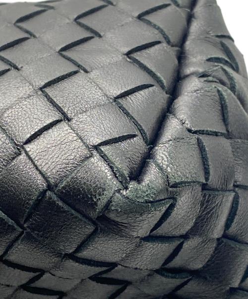 BOTTEGA VENETA（ボッテガベネタ）BOTTEGA VENETA (ボッテガベネタ) イントレチャートオリンピアーバッグ ブラックの古着・服飾アイテム