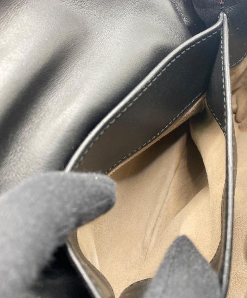 BOTTEGA VENETA（ボッテガベネタ）BOTTEGA VENETA (ボッテガベネタ) イントレチャートオリンピアーバッグ ブラックの古着・服飾アイテム