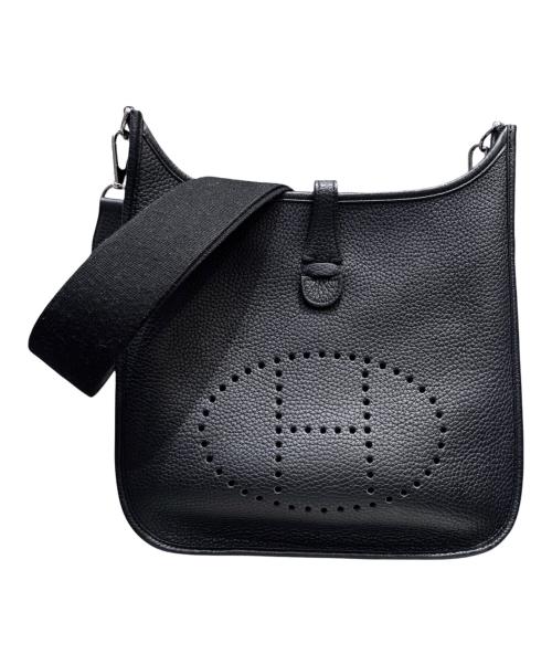 HERMES（エルメス）HERMES (エルメス) エブリン3 GM/シルバー金具/トリヨンクレマンス/シルバー/□O刻印 ブラック サイズ:GMの古着・服飾アイテム