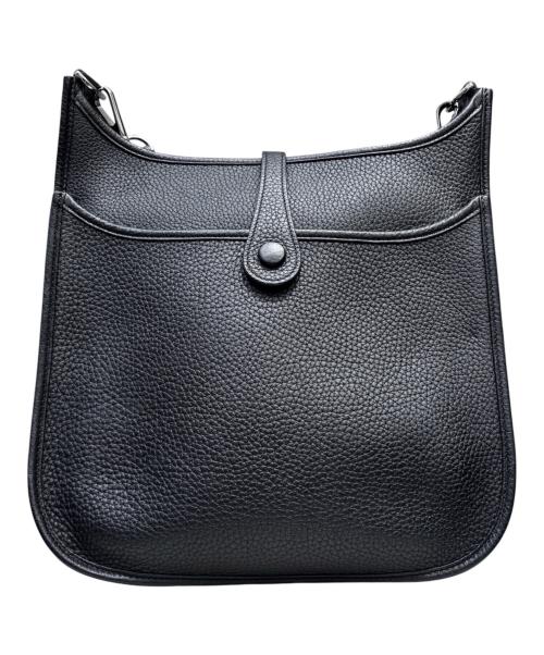HERMES（エルメス）HERMES (エルメス) エブリン3 GM/シルバー金具/トリヨンクレマンス/シルバー/□O刻印 ブラック サイズ:GMの古着・服飾アイテム
