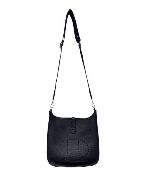 HERMES（エルメス）HERMES (エルメス) エブリン3 GM/シルバー金具/トリヨンクレマンス/シルバー/□O刻印 ブラック サイズ:GMの古着・服飾アイテム