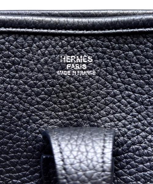 HERMES（エルメス）HERMES (エルメス) エブリン3 GM/シルバー金具/トリヨンクレマンス/シルバー/□O刻印 ブラック サイズ:GMの古着・服飾アイテム