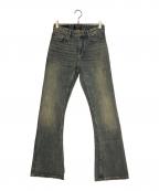 BALENCIAGAバレンシアガ）の古着「ウォッシュド加工ブーツカットデニムパンツ」｜インディゴ