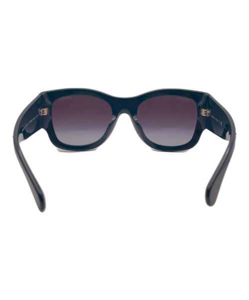 CHANEL（シャネル）CHANEL (シャネル) ラインストーン ココマークサングラス グリーン サイズ:53□21-135の古着・服飾アイテム