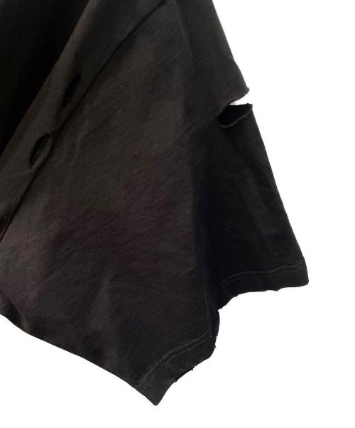 BALENCIAGA（バレンシアガ）BALENCIAGA (バレンシアガ) ロゴプリント デストロイオーバーサイズTシャツ ブラック サイズ:XSの古着・服飾アイテム