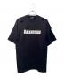 BALENCIAGA（バレンシアガ）の古着「ロゴプリント デストロイオーバーサイズTシャツ」｜ブラック