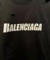 中古・古着 BALENCIAGA (バレンシアガ) ロゴプリント デストロイオーバーサイズTシャツ ブラック サイズ:XS：70000円