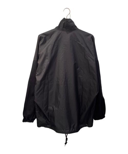 BALENCIAGA（バレンシアガ）BALENCIAGA (バレンシアガ) デニム切替ロゴジャケット ブラック×ホワイト サイズ:36の古着・服飾アイテム