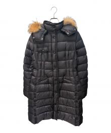MONCLER（モンクレール）の古着「ファー付ダウンコート」｜ブラック