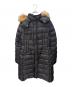 MONCLER（モンクレール）の古着「ファー付ダウンコート」｜ブラック