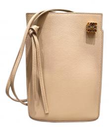 LOEWE（ロエベ）の古着「ペブルダイスポケットバック/ミニショルダー」｜ブラウン