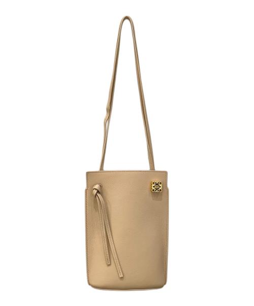 LOEWE（ロエベ）LOEWE (ロエベ) ペブルダイスポケットバック/ミニショルダー ブラウン サイズ:-の古着・服飾アイテム
