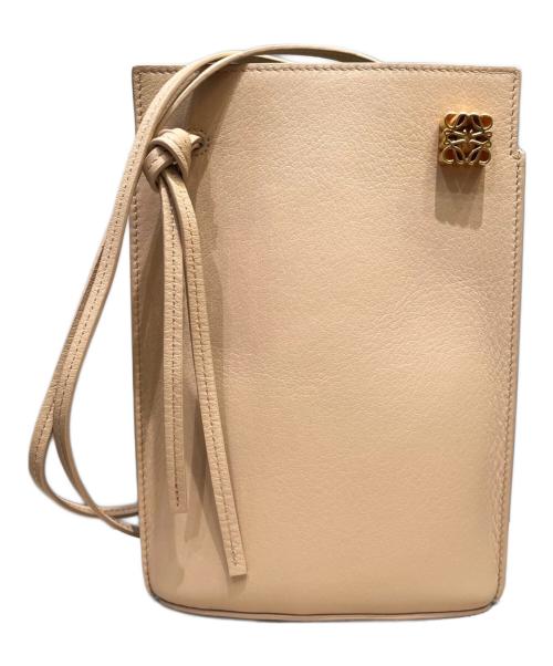 LOEWE（ロエベ）LOEWE (ロエベ) ペブルダイスポケットバック ブラウンの古着・服飾アイテム