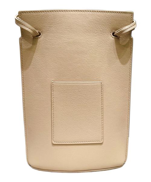 LOEWE（ロエベ）LOEWE (ロエベ) ペブルダイスポケットバック ブラウンの古着・服飾アイテム