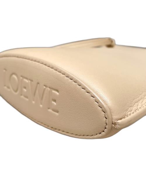 LOEWE（ロエベ）LOEWE (ロエベ) ペブルダイスポケットバック ブラウンの古着・服飾アイテム