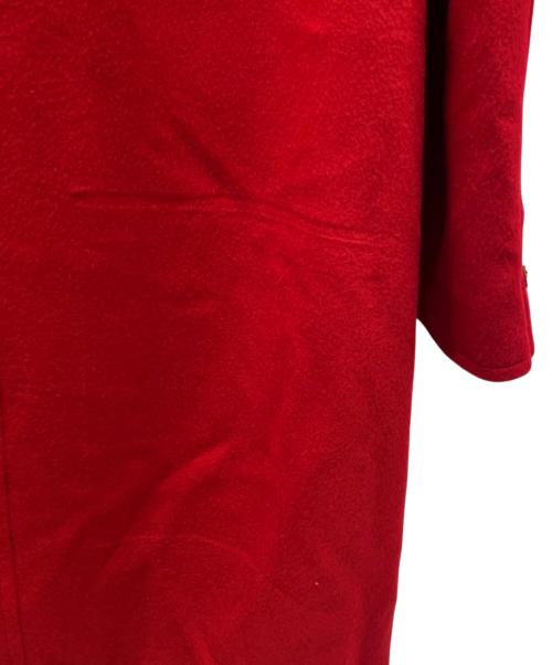 CHANEL（シャネル）CHANEL (シャネル) 95A カシミヤダブルコート レッド サイズ:Mの古着・服飾アイテム