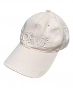 LOEWEロエベ）の古着「ロエベ キャップ（キャンバス）」｜ピンク