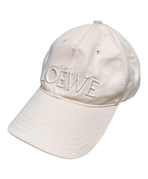 LOEWE（ロエベ）LOEWE (ロエベ) ロエベ キャップ（キャンバス） ピンク サイズ:Mの古着・服飾アイテム