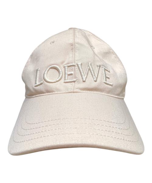LOEWE（ロエベ）LOEWE (ロエベ) ロエベ キャップ（キャンバス） ピンク サイズ:Mの古着・服飾アイテム