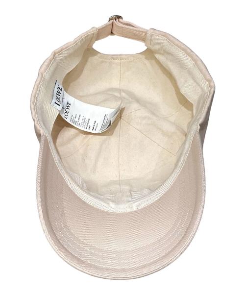 LOEWE（ロエベ）LOEWE (ロエベ) ロエベ キャップ（キャンバス） ピンク サイズ:Mの古着・服飾アイテム