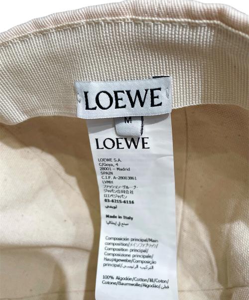 LOEWE（ロエベ）LOEWE (ロエベ) ロエベ キャップ（キャンバス） ピンク サイズ:Mの古着・服飾アイテム
