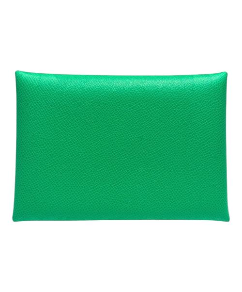 HERMES（エルメス）HERMES (エルメス) カルヴィデュオ/Calvi duo/コインケース/カードケース ヴェールコミックの古着・服飾アイテム