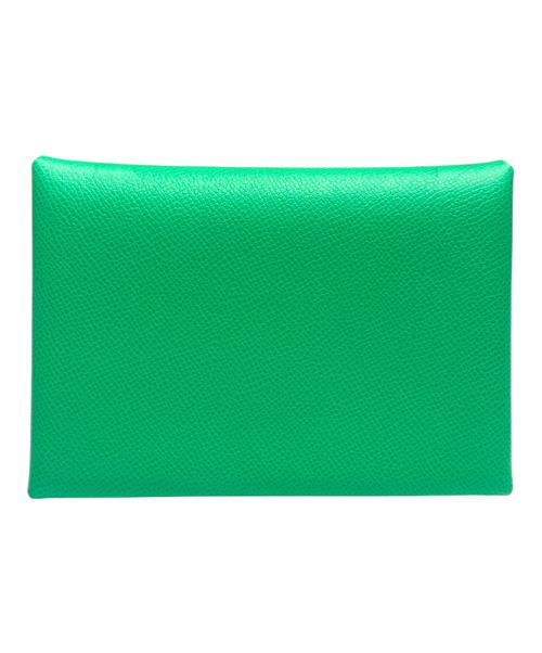 HERMES（エルメス）HERMES (エルメス) カルヴィデュオ/Calvi duo/コインケース/カードケース ヴェールコミックの古着・服飾アイテム