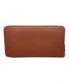 HERMESエルメス）の古着「アザップ シルクイン ロング/長財布」｜ゴールド