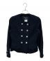 CHANEL（シャネル）の古着「97SS P07 ノーカラージャケット」｜ネイビー