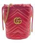 GUCCI（グッチ）の古着「GGマーモントショルダーバッグ」｜レッド