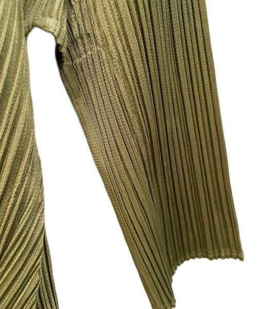 PLEATS PLEASE（プリーツプリーズ）PLEATS PLEASE (プリーツプリーズ) プリーツワンピース グリーン サイズ:size3の古着・服飾アイテム