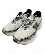 GIVENCHYジバンシィ）の古着「NFNTY-52 レザースニーカー」｜ホワイト×シルバー