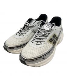 GIVENCHY（ジバンシィ）の古着「NFNTY-52 レザースニーカー」｜ホワイト×シルバー